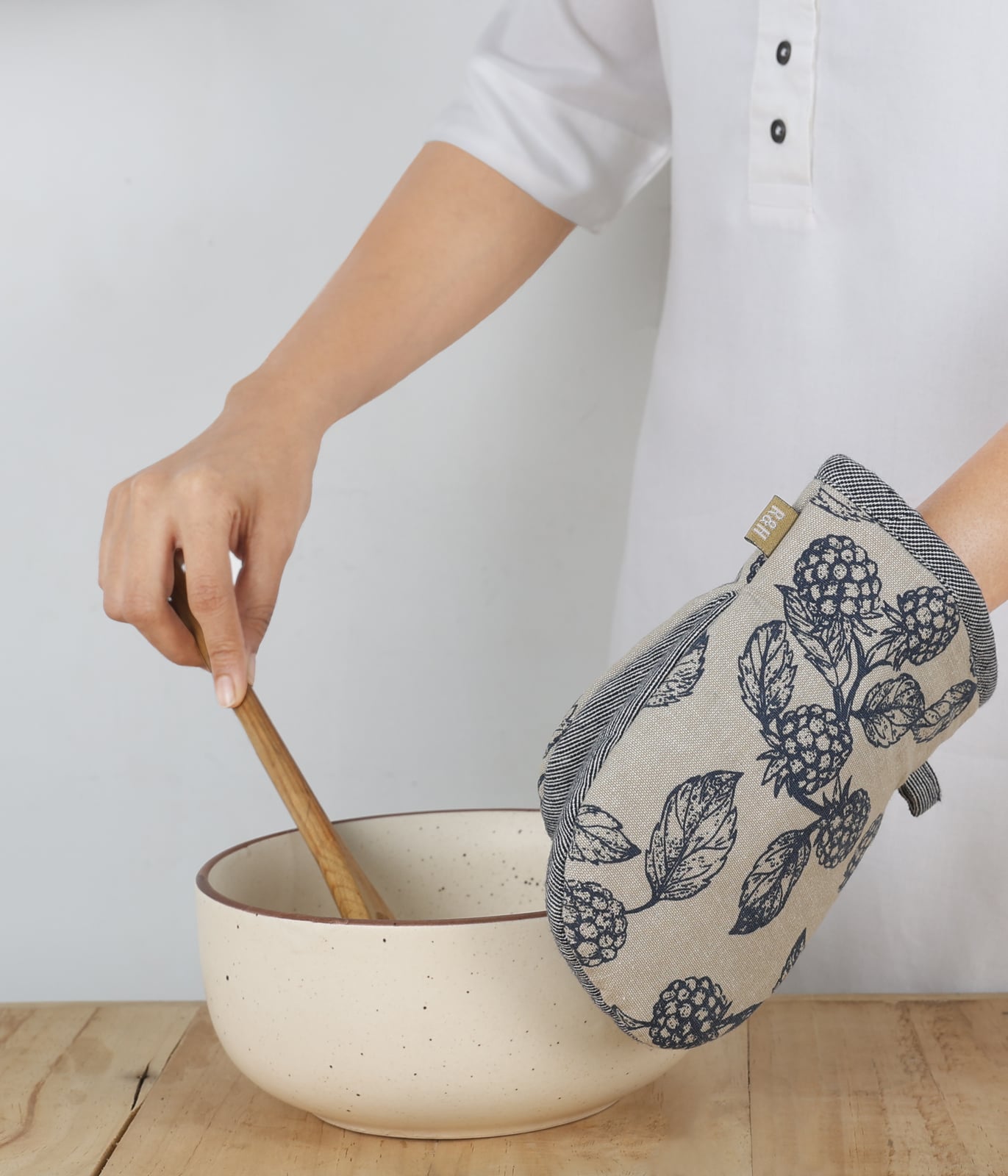 Berry Printed Minimitts - Blue