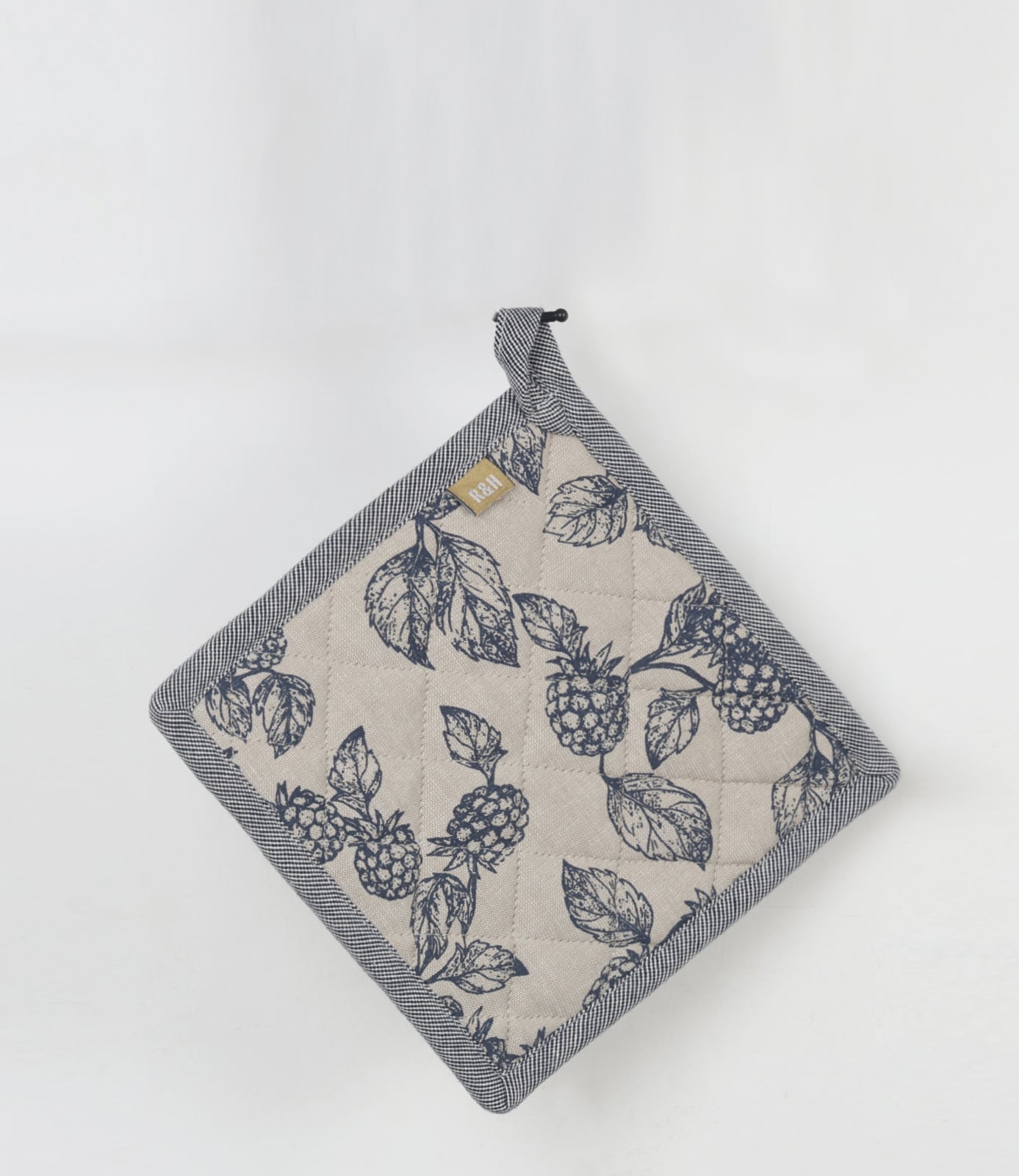 Berry printed Pot Holders Blue