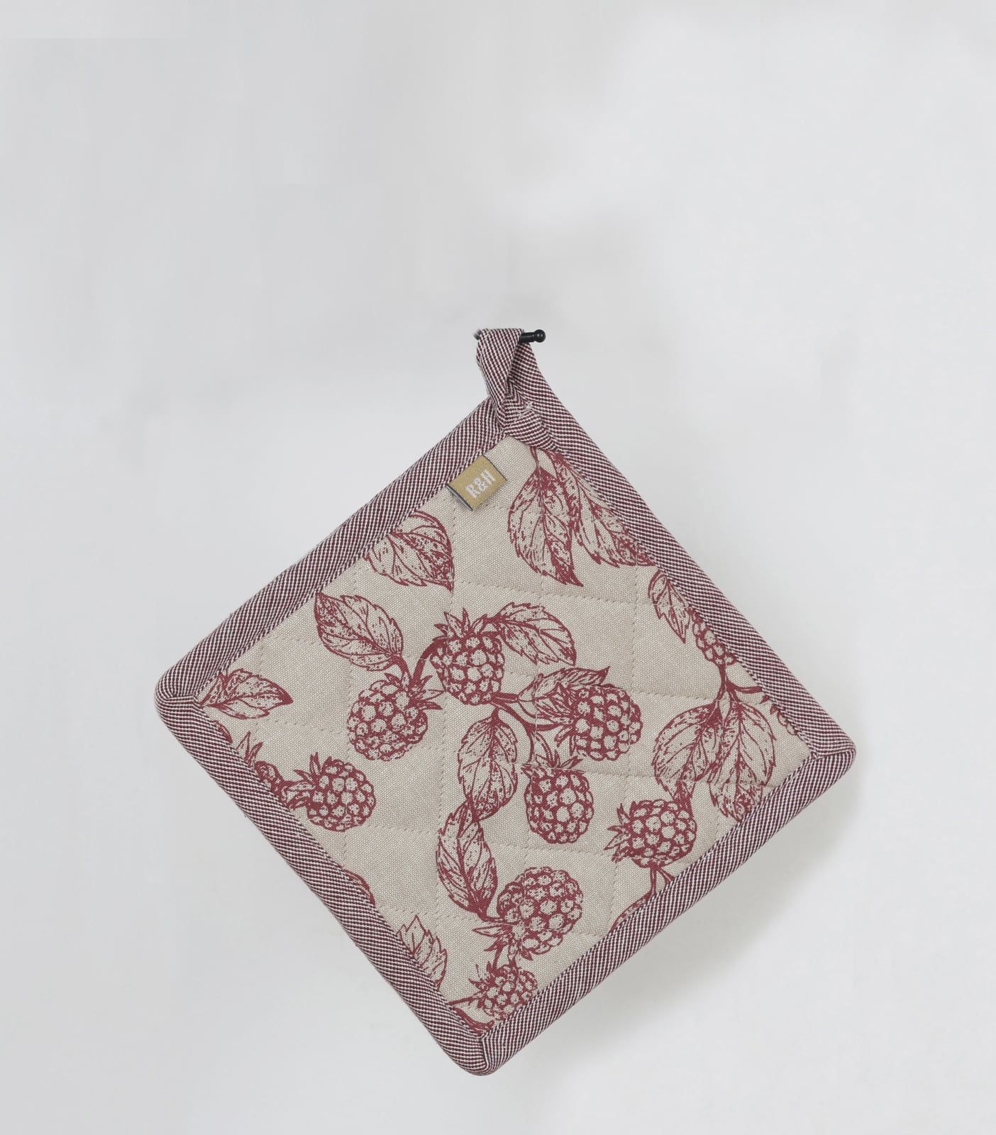 Berry printed Pot Holders Burgundy