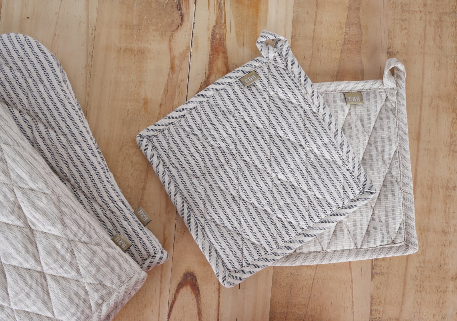 Everyday Striped Textured Pot holders